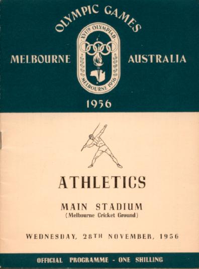 The Athletics Program cover for 28 November