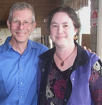 Kate with secretary Tim Erickson